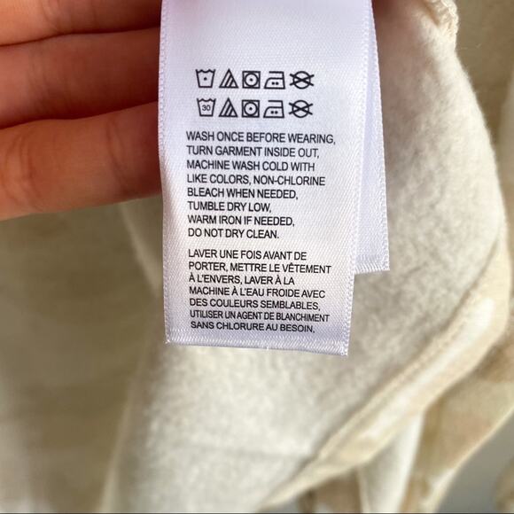 NWT Lucky Brand Tan Camo Open Front Cardigan Sweater - Picture 5 of 6